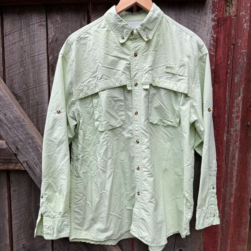 L. L. Bean Men's Tropicwear Long Sleeve Fishing Shirt - Picture 3 of 4